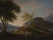 John Trumbull View on the West Mountain Near Hartford France oil painting artist